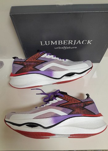 SIFIR Lumberjack Gri Mor Erkek Koşu Ayakkabısı 42 - Görsel 8