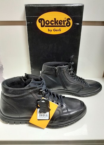 Dockera by Gerli HAKİKİ DERİ FERMUARLI BAĞCIKLI Bot 40 - Görsel 4