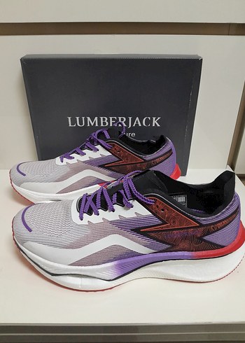 SIFI4 LU.GÜNLÜK Mor Bağcıklı Gri Modern Spor Ayakkabı 43 - Görsel 3