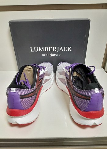 SIFI4 LU.GÜNLÜK Mor Bağcıklı Gri Modern Spor Ayakkabı 43 - Görsel 4