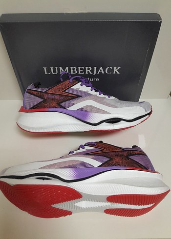 SIFI4 LU.GÜNLÜK Mor Bağcıklı Gri Modern Spor Ayakkabı 43 - Görsel 8