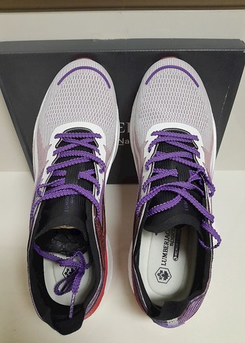 SIFI4 LU.GÜNLÜK Mor Bağcıklı Gri Modern Spor Ayakkabı 43 - Görsel 5