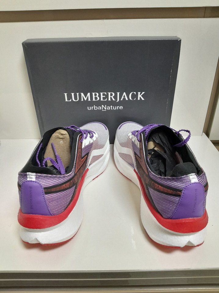 SIFI4 LU.GÜNLÜK Mor Bağcıklı Gri Modern Spor Ayakkabı 43 - Görsel 4