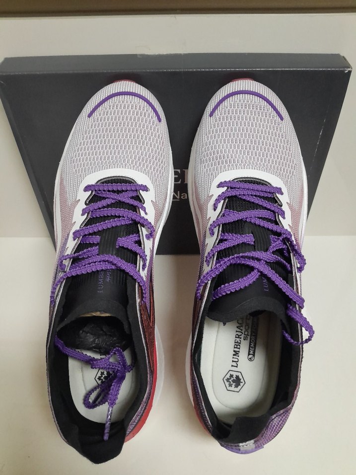 SIFI4 LU.GÜNLÜK Mor Bağcıklı Gri Modern Spor Ayakkabı 43 - Görsel 5