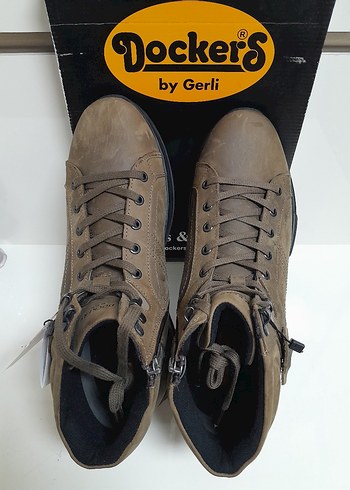SIFIR Dockers by Gerli HAKİKİ DERİ FERMUARLI BAĞCIKLI BOT 44 - Görsel 7