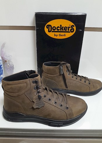 SIFIR Dockers by Gerli HAKİKİ DERİ FERMUARLI BAĞCIKLI BOT 44 - Görsel 4