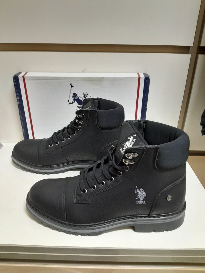 US Polo Siyah Erkek Street Wear Bot 42 - Görsel 5