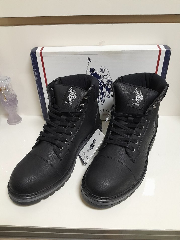 US Polo Siyah Erkek Street Wear Bot 42 - Görsel 2