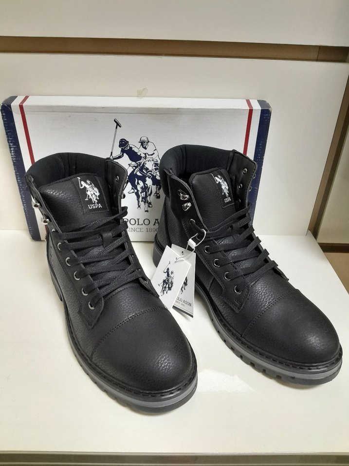 US Polo Siyah Erkek Street Wear Bot 42 - Görsel 3