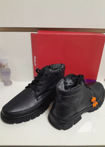 SIFIR POLARİS HAKİKİ DERİ BAĞCIKLI FERMUARLI BOT 45 - Görsel 8