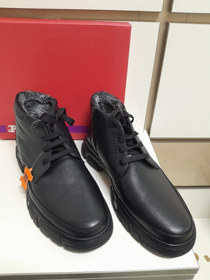 SIFIR POLARİS HAKİKİ DERİ BAĞCIKLI FERMUARLI BOT 45 - Görsel 3