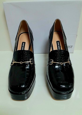 Nine West Kadın Yılan Desenli Platform Topuklu LOAFER AYAKKABI - Görsel 6