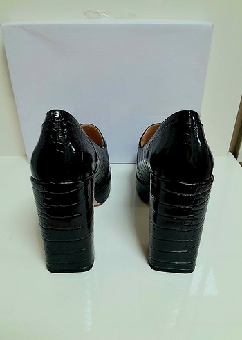 Nine West Kadın Yılan Desenli Platform Topuklu LOAFER AYAKKABI - Görsel 7