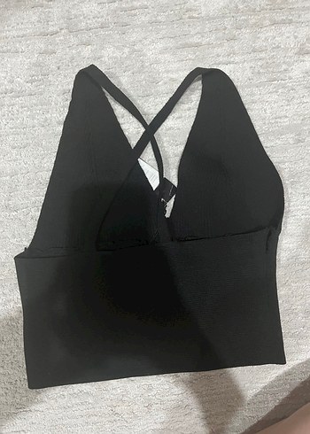 s Beden Siyah Mini Bralet (s beden)