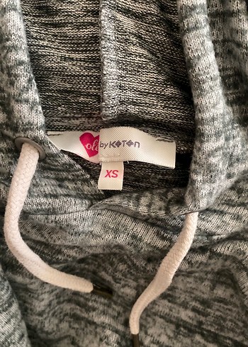 Koton Gri-Yeşil Triko Kadın Sweatshirt