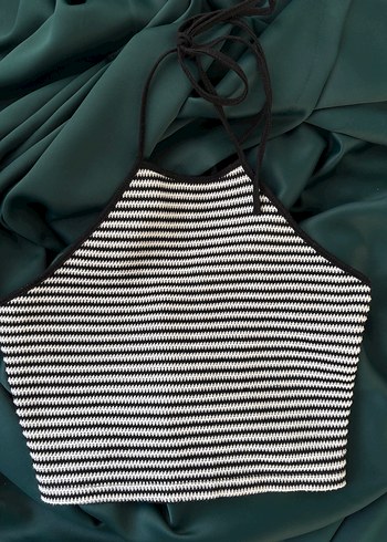 Stradivarius Örgü Crop
