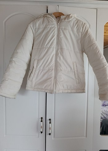 LC Waikiki Ekru Kapusonlu Sisme Mont