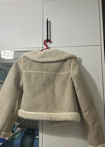 s Beden camel Renk Kürklü Bej Süet Kadın Ceket
