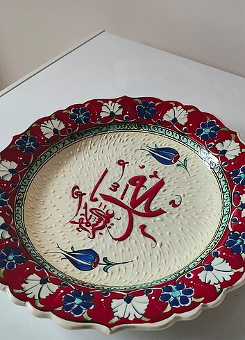 Tasarım çini duvar tabağı 