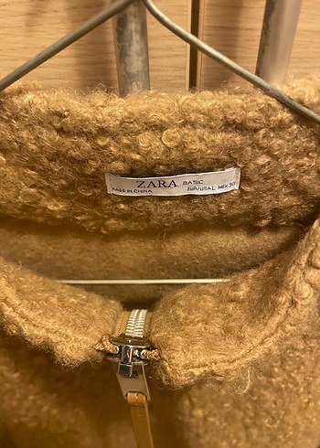 Örgü Kahverengi Yün Mini Kazak - Görsel 3