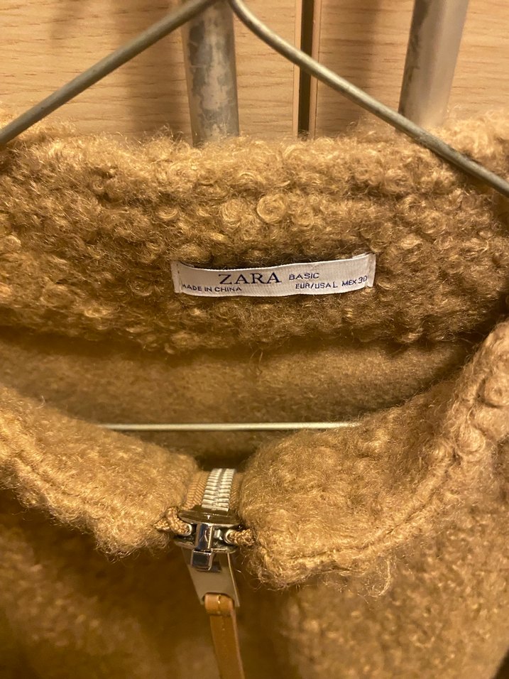 Örgü Kahverengi Yün Mini Kazak - Görsel 3