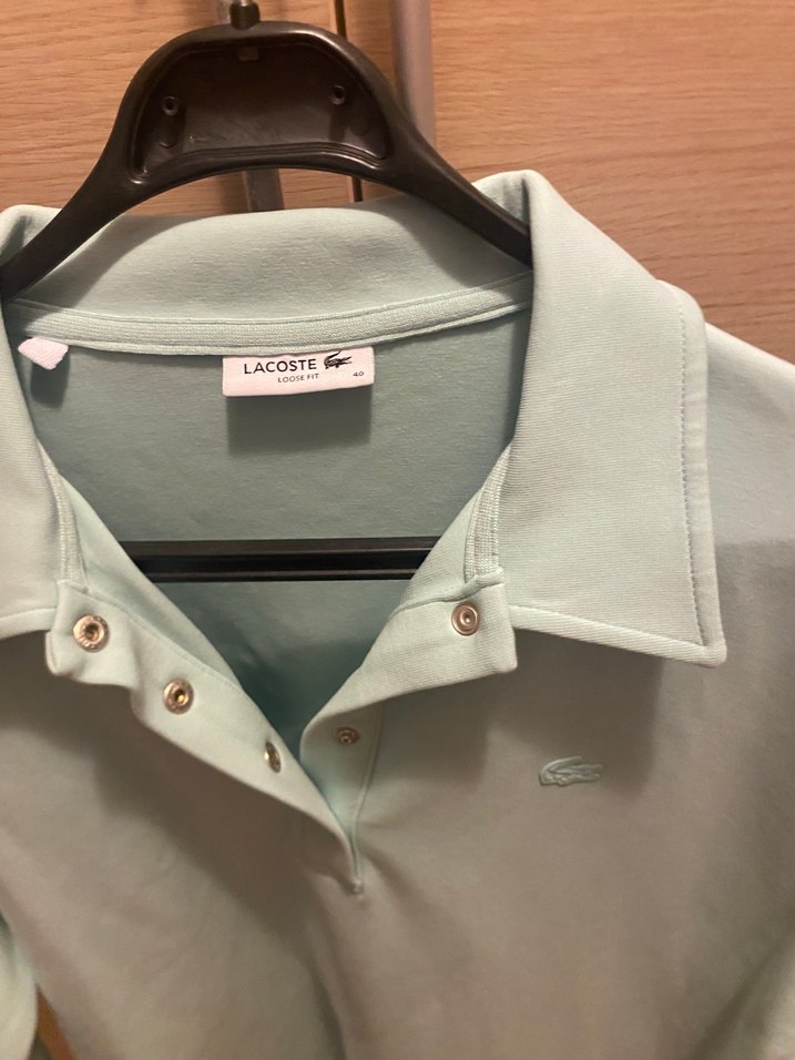 Açık yeşil kadın  Polo elbise Kısa Kollu - Görsel 2