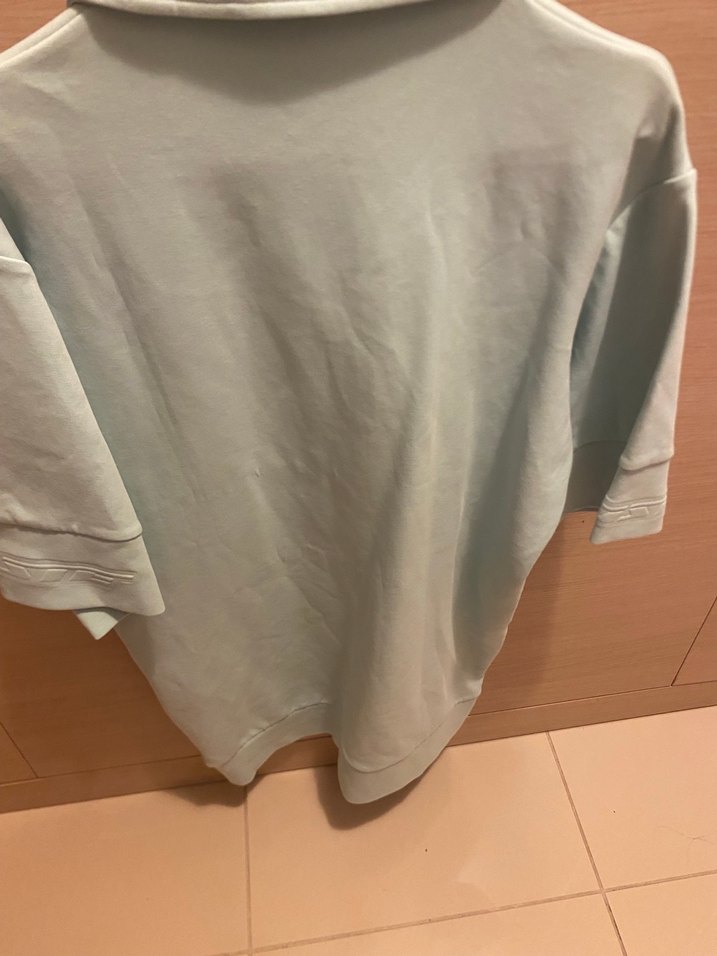 Açık yeşil kadın  Polo elbise Kısa Kollu - Görsel 4