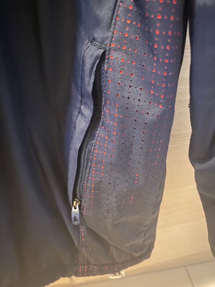 Unisex Lacivert Fermuarlı Spor Mont - Görsel 3