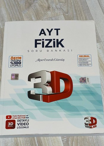 AYT Fizik 3D Soru Bankası Detaylı Video Çözümlü TEMİZ 2025