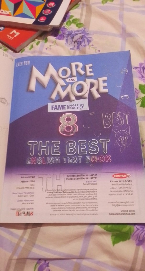 More & More 8 Sınav Kitapçıkları Seti - Görsel 5
