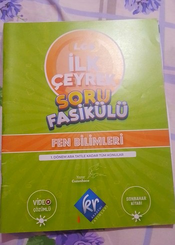 Fen Bilimleri İlk Çeyrek Soru Fasikülü