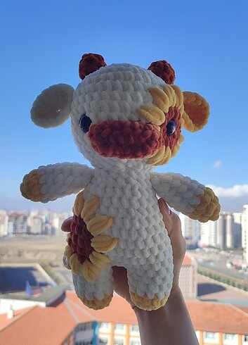 Diğer amigurumi örgü bebek inek oyuncak