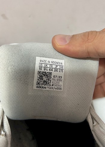 Beyaz Adidas Erkek Spor Ayakkabı Bağcıkları - Görsel 6