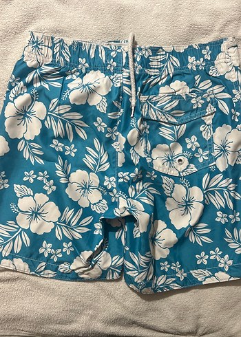 Mavi Desenli Bohem Erkek Mayo - Görsel 2