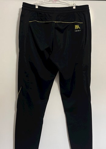 Erkek Siyah Fermuarlı Dar Kesim Eşofman Altı - Görsel 2