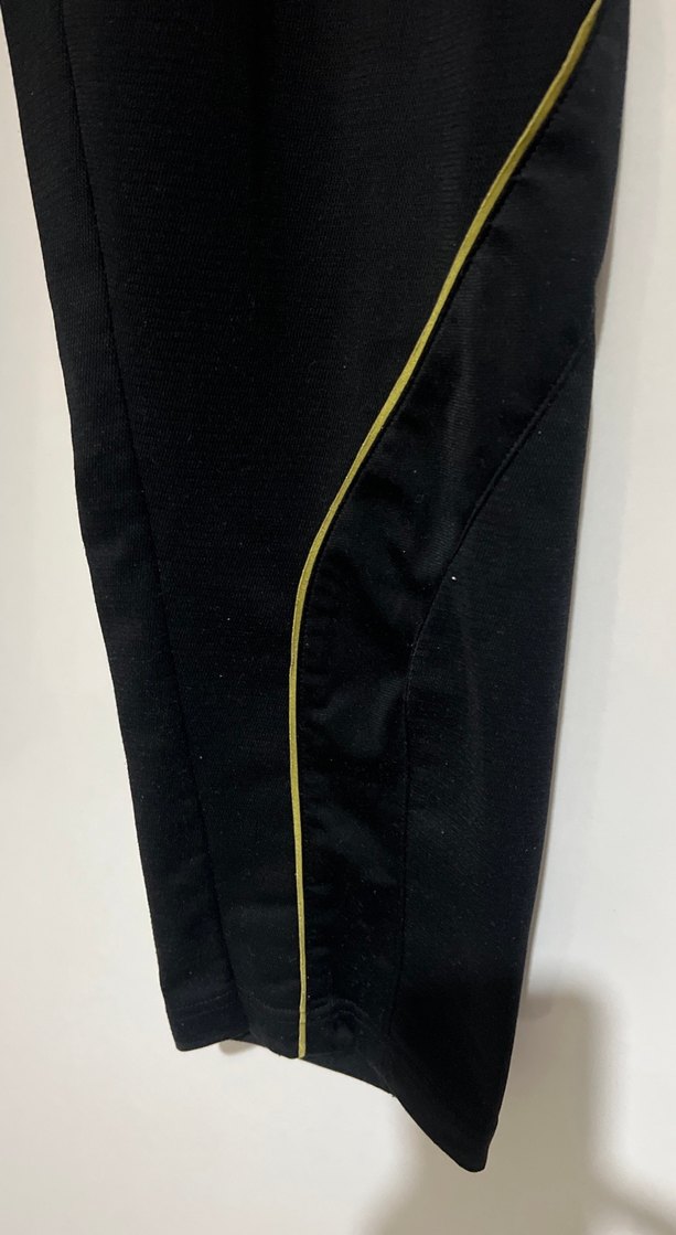 Erkek Siyah Fermuarlı Dar Kesim Eşofman Altı - Görsel 4