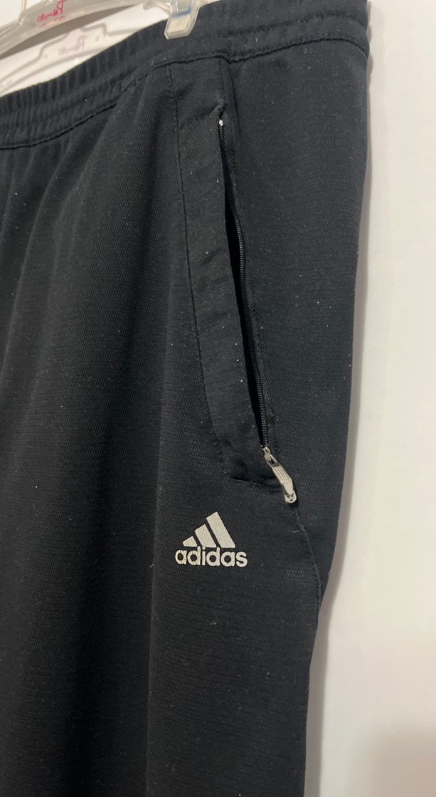 Erkek Siyah Fermuarlı Dar Kesim Eşofman Altı - Görsel 3