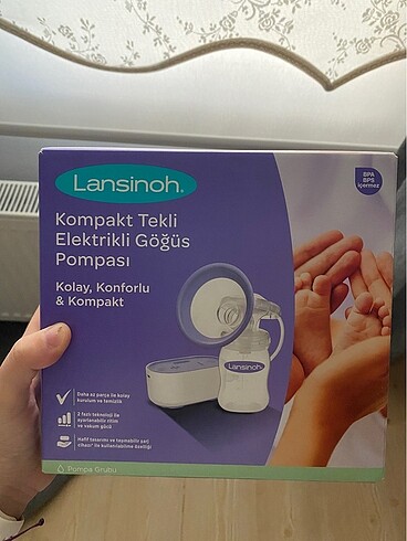 Lansinoh elektrikli ğöğüs pompası