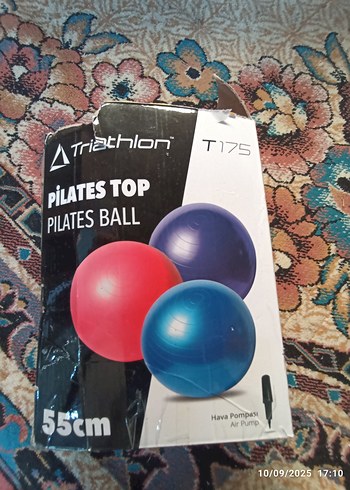 Çok Renkli Pilates Topu 55 cm