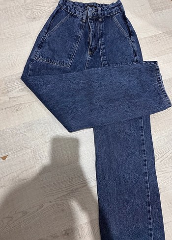 Trendyol & Milla Gri Kadın Denim Rahat Kesim Jean