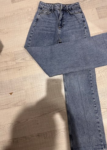 Trendyol & Milla Gri Midi Kadın Denim Pantolon