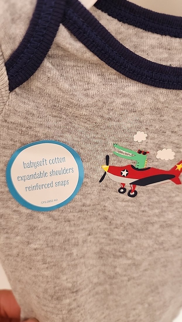 Sarı Baskılı Erkek Bebek Kısa Kollu Body - Görsel 4