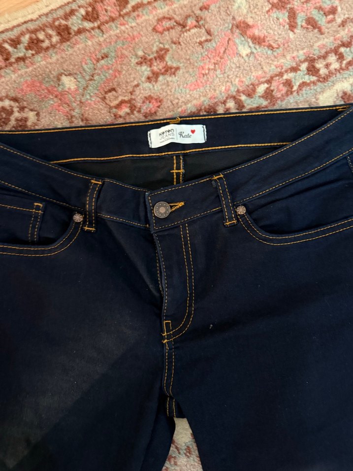 Lacivert Kadın Denim Jean Pantolon - Görsel 2
