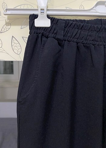 Siyah Kadın Regular Fit Kumaş Pantolon - Görsel 2