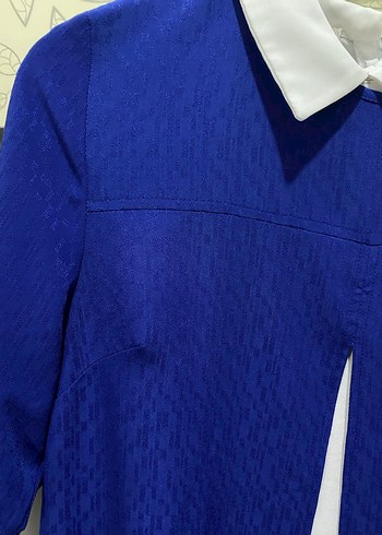 Lacivert Gömlekli Kadın Tunik - Görsel 2