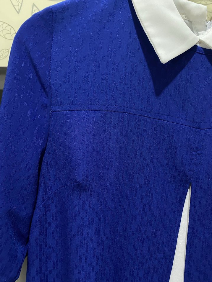 Lacivert Gömlekli Kadın Tunik - Görsel 2