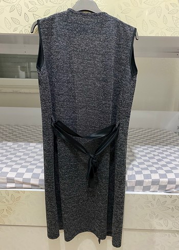 Uzun Triko Kadın Yelek - Görsel 3