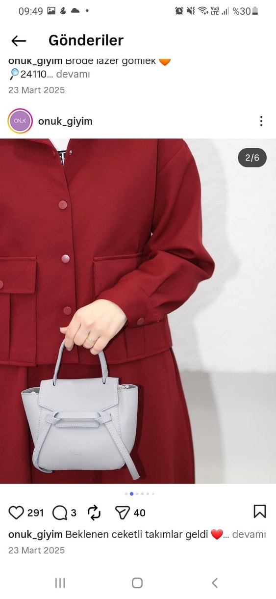 Bordo Uzun Salaş Elbise - Görsel 3