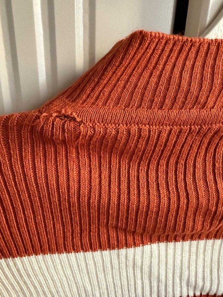 Kiremit renk kazak boğazlı - Görsel 3