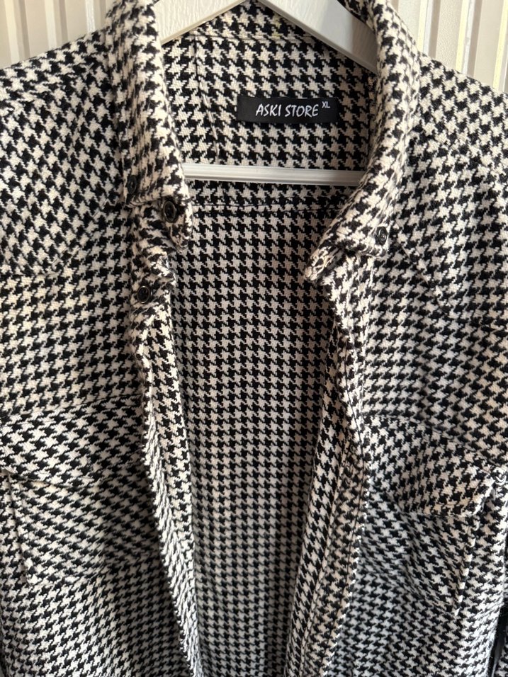 Düğmeli Uzun Kollu  Gömlek - Görsel 2